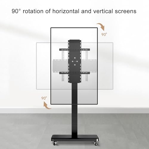 Soporte de piso para TV LCD con ruedas ajustable 32-65" miniatura 5