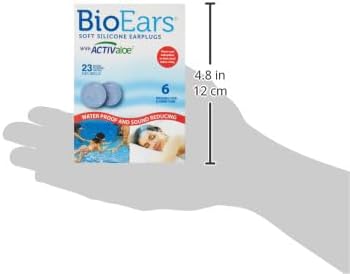 BioEars Soft Silicone Earplugs with ACTIValoe. (6 pairs)