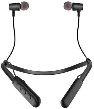 LYXMAD B-11 Wireless Neckband Bluetooth Earphone Headset Earbud Portable Headphone Handsfree Sports Running Sweatproof Compatible Android Smartphone Noise Cancellation - (Black)