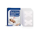 Sleep Strips Mundband,Anti-Schnarchbänder,Anti-Schnarch Mundstreifen Verbessern Sie die Schlafqualität Weniger Mundatmung Entwicklung der Gewohnheit der Nasenatmung,60 Stück
