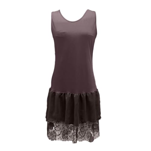 Robe décontractée élégante automne hiver finitions dentelle - 3