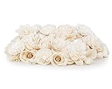 Sola Wood Flowers - Random Assortment (No Bark) - 50 pcs, Artificial Flowers for Decoration, Flower Bouquets, Centerpieces and DIY Home Decor