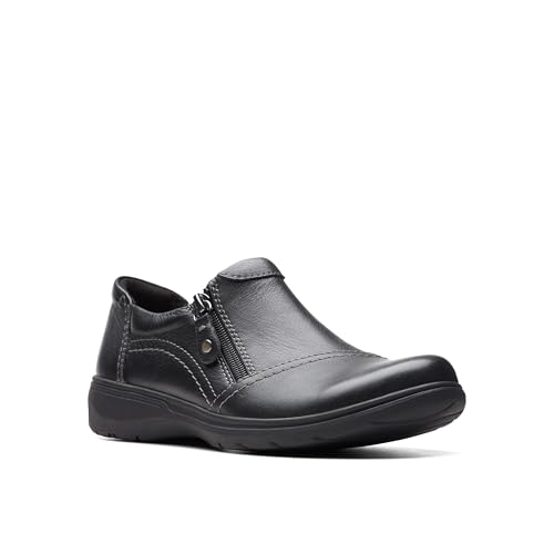 Clarks Collection Women's Carleigh Ray Oxford Flat, Black Leather, 6 Medium US by Clarks - Image 8