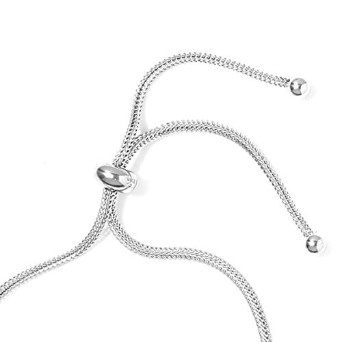 Shop Lc Purple Amethyst Bolo Adjustable Bracelet For Women Birthstone Jewelry Slider Chain Birthday Gifts #TOP5