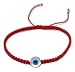 Produktbild MYSTIC JEWELS By Dalia Armband aus Makrome, Rot, mit Perlmutt und Türkischem Auge, für Glück, böse Augen, Good Luck, Baumwolle