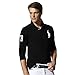 Produktbild POLO RALPH LAUREN Langarm-Poloshirt mit Big Pony, Schwarz , XL