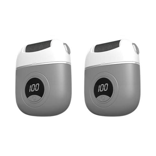 Broyeur de pieds électrique portable (lot de 2) râpe anti-callosités sans fil
