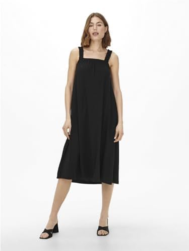 ONLY, Kadın, ONLMAY S/L MIX DRESS JRS NOOS, Elbise, Siyah, S - Görsel 7