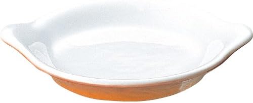 Royal Shallow Type Au Gratin Dish with Round Ears, 8.3 inches (21 cm), Color No. 605