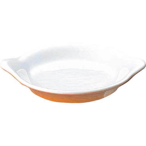 Royal No. 605 Shallow Type Gratin Dish with Round Ears, 7.1 inches (18 cm), Color