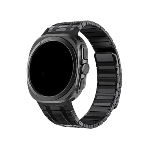 ���Ԃ̂Ȃ��A�[�N��[�X�e�����X�|�o���h�ɓK������Samsung Galaxy Watch 7 Ultra 47mm(Black)