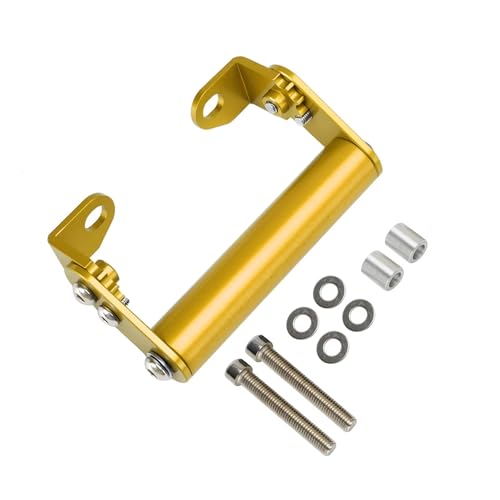 Support de navigation moto or anti-vibrations pour smartphone et GPS