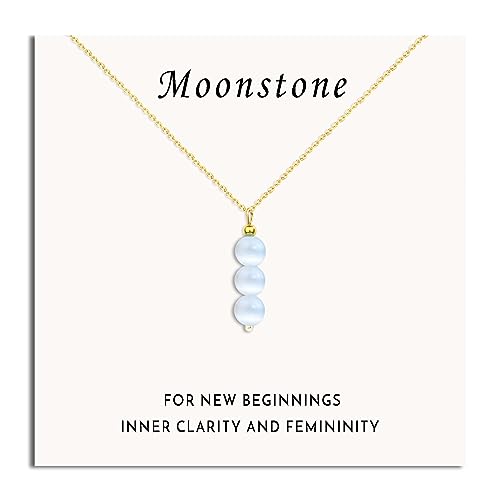 SmileBelle Moonstone Necklace as New...