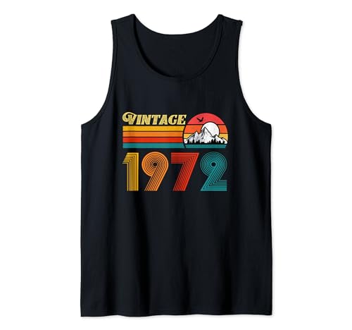 52e anniversaire chemise 52 años hommes mujeres rétro vintage Camiseta sin Mangas
