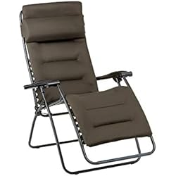 LAFUMA MOBILIER Sillón Relax, Plegable y ajustable, RSXA Clip, Air Comfort, Color: Acero, LFM2038-7057