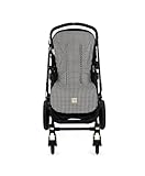 diseño a cuadros COLCHONETA I LOVE VICHY NEGRO WALKING MUM