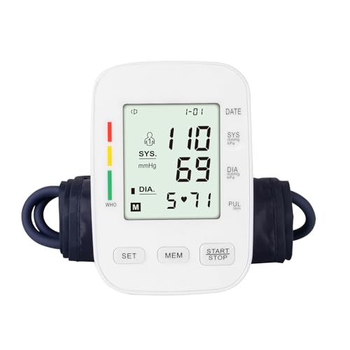 Tensiomètre V1 Pro – Précision Clinique Et Confort Optimal Tensiomètre Bras Moniteur De Tension Artérielle Automatique Pour Mesurer La Tension (Blanc,1 pièce)