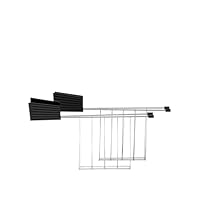 Set De Pinces à Grille-pain Alessi Plissé MDL08RA GR - 2 Pièces, Acier Et Plastique Vert