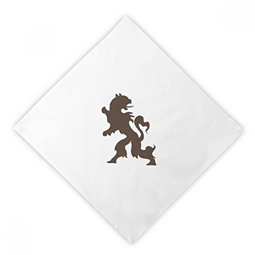 Servilletas de tela blanca DIYthinker con águila de almuerzo de 2 uds 2