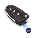 IKLOOCQ Car Key Spy Camera Hidden Camera, HD 1080P Mini Spy Camera No WiFi Needed, Outdoor Small Secret Camera, Hidden Mini Spy Nanny Cam with Motion Detection, Night Vision, Loop Record