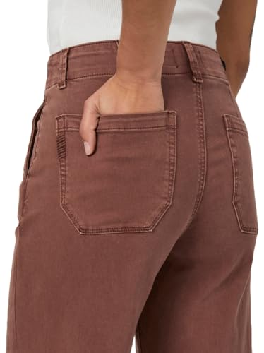 PAIGE Women's Brooklyn Crop Wide Waistband Double Button Jean4