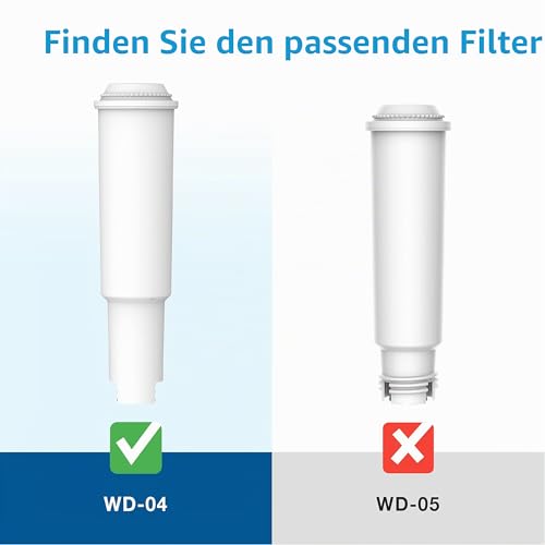 Waterdrop Kaffeefilterpatrone Ersatz für White Filterpatrone, 6 Pack – Ansicht 3