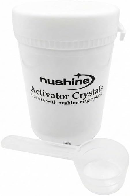 Nushine Activator Crystals 5 Oz (140g) - For Use with Magic Cleaning Plate