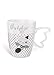 NICI 46048 - Taza de desayuno, diseño de gato, color blanco