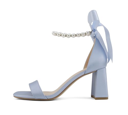 Delicious Bless ~ Women Open Toe High Heel Chiffon Bridal Dress Sandals