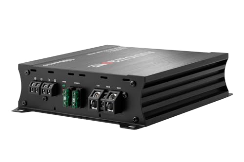 Car Audio Amplifier ZE500.1 1000W Monoblock Class D MOSFET Subwoofer Audio, 1-4 Ohm Stable, Low Pass Crossover, Mosfet Power Supply, Stereo by AUDIOZERONE - Used condition - Image 3