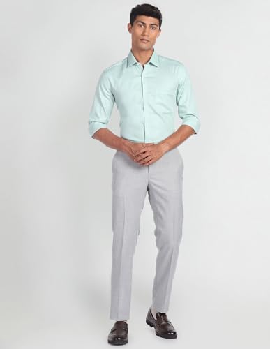 Image of Arrow Slim Fit Mens Formal Shirt - 100% Cotton, Breathable & Comfortable, Full Sleeves Shirts for Men