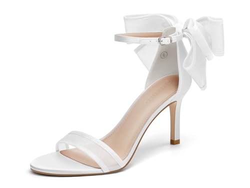 Image of Coutgo Women's Open Toe Ankle Strap High Heel Sandals