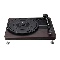 Tourne-disques rétro, am FM Radio Wood Color Record Retro Player 33RPM Portable Audio Gramophone Turntable Disc Vinyl AUD (Tourne-disques) - Les Beatles, Paul McCartney, John Lennon, RIngo Starr, George Harrison