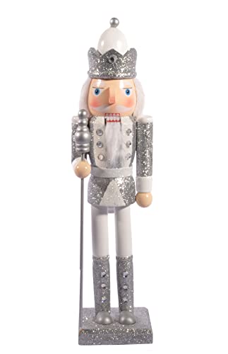 Ciao Christmas Nutcracker Toy Soldier King with Scepter (24cm) Wooden...