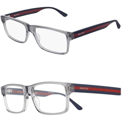 Gucci GG0752O Designer Fashion Eyeglasses Stylish Rectangular Frame Eyewear with Luxury eSHADES Kit - Embrace Sophistication and Elegance