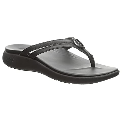 Strole Horizon - Women's Supportive Healthy Walking Sandal Black - 7 Medium Cover