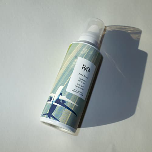 R+Co Aircraft Pomade Mousse | Mousse For Body, Shape + Second-Day Texture | Vegan + Cruelty-Free |5.6 Oz - Thumbnail 5