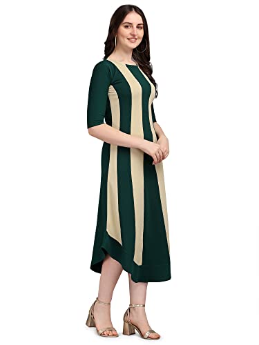 Image of PURVAJA Women's High-Low Maxi Dress(Lucy-522-529)