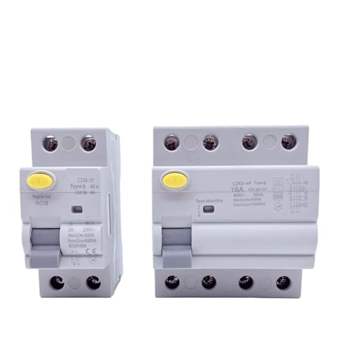 RCBO type B disjoncteur différentiel 100A 30mA fuite à la terre CC 10kA pour onduleur photovoltaïque
