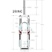 KANGXYSQ 26 Inch Mountain Bike Suspension Fork Travel 100mm Bike Front Fork 1-1/8