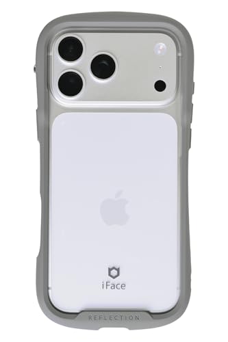 純正iPhone用ケース グレー iPhone１７Pro max用➕で(ラブブ) Amazon.co.jp: iFace Reflection iPhone 17 Pro Max ケース クリア