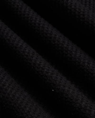 DKNY Boys' Thermal Shirt - Cozy Waffle Knit Pullover Crewneck Long Sleeve Shirts for Layering, Workout, Running (Sizes: 8-20)4