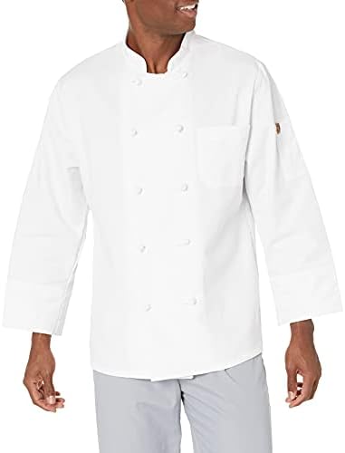 Chef Designs Mens Ten Knot Button Chef Coat
