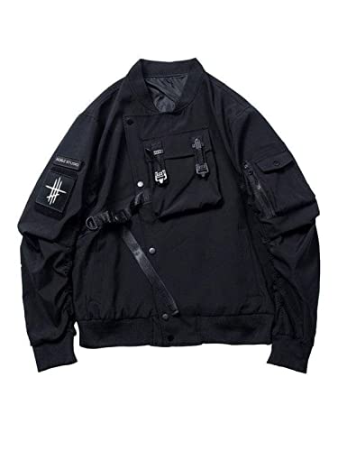 Aelfric Eden Multi Pockets Patchwork Cargo Jackets Streetwear Outdoor Jackets Techwear Windbreaker Harajuku Coat #TOP18