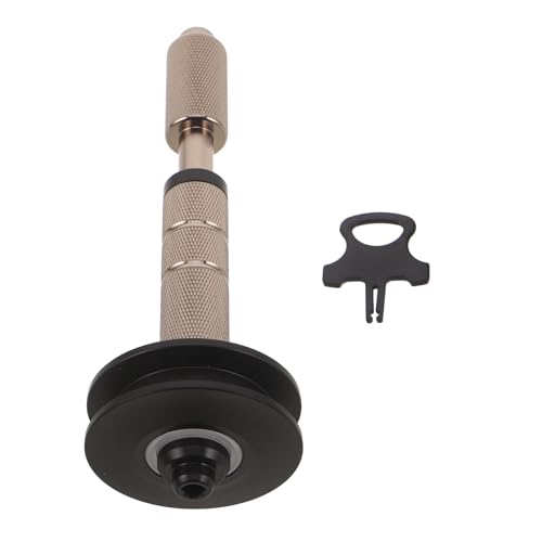 SUPVOX Tensor de Cadena Ajustable para Bicicleta y Motocicleta, Soporte Portátil de Aleación de Aluminio para Mantenimiento y Ajuste en Ciclismo de Montaña y Carretera