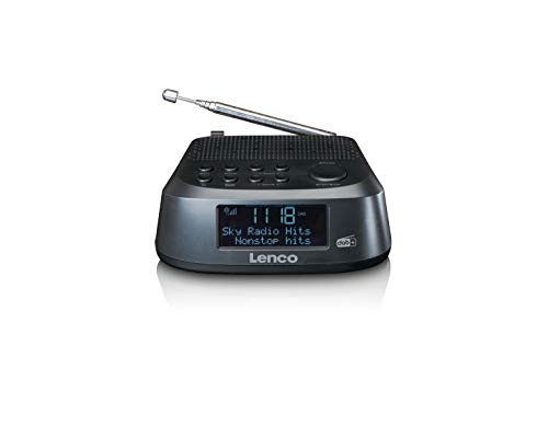 Lenco CR-605 Wekkerradio - Dab+ en FM-radio - 2,6" LCD-scherm - 30 memorabele stations voor elke Dab+ en FM - Twee uur wakker worden - Snooze-functie en Dimmer - Zwart - Image 3