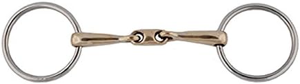 JackS 20134-5-1-4 German Silver Elliptical Link Bradoon Bit - 5.25 in.