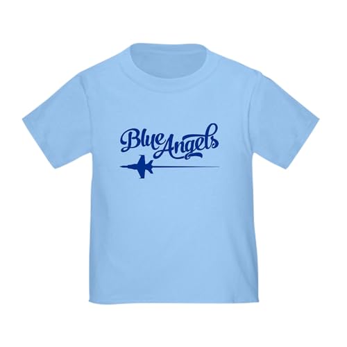 CafePress U.S. Navy Blue Angels Jet Toddler T Shirt Toddler Graphic Tee, 100% Cotton
