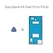 FLEXIPHONE Sticker adhésif Autocollant vitre Arriere Cache Batterie pour Sony Xperia X/X Dual F5121/F5122 + Mediator