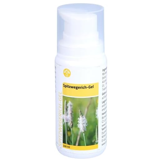 SPITZWEGERICHGEL 100 ml